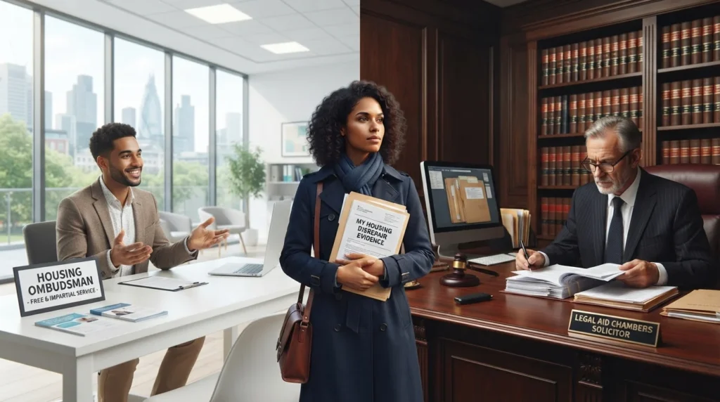 housing ombudsman or solicitor